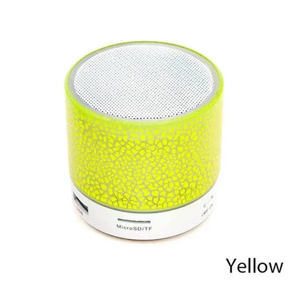 New Bluetooth Mini Speaker Wireless Speaker Colorful LED TF Card USB Subwoofer Portable MP3 Music Sound Column For PC Phone