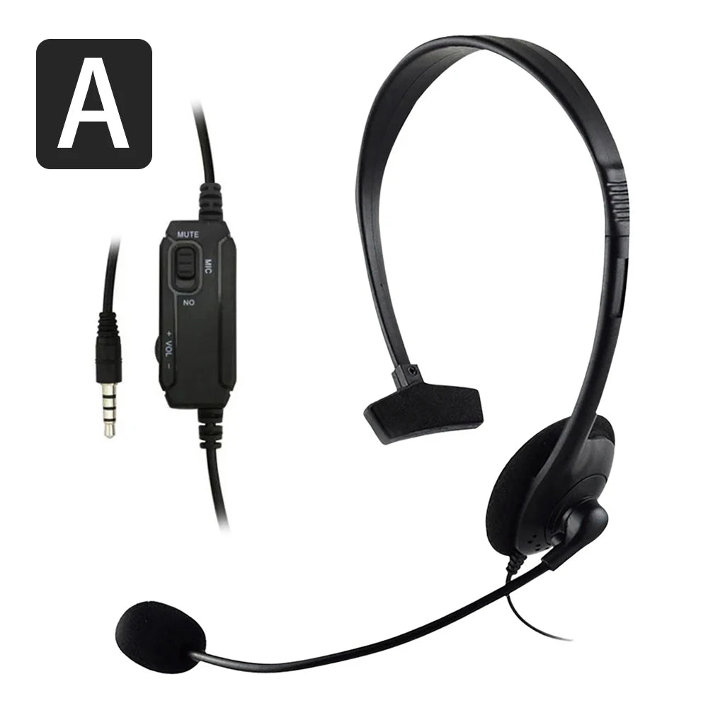 3.5mm Wired Headset with Noise Cancelling Microphone Headset for Playstation 4 PS4 Gaming Headset