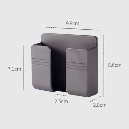 Remote Control Storage Box Simple Punch-Free Table Side Wall Hanging Air Conditioner Remote Control Board Bedside Mobile Phone