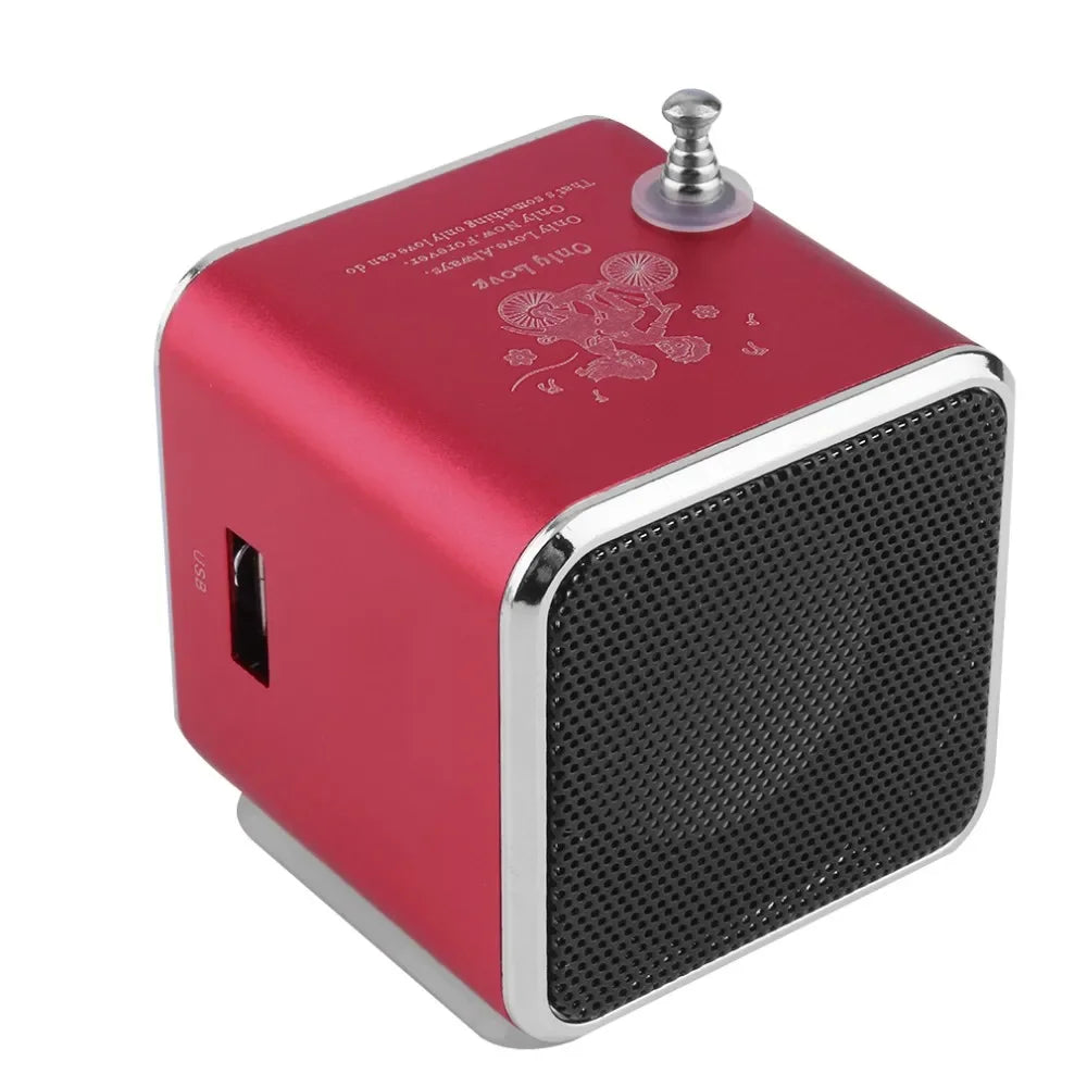 TD-V26 Mini Portable Sound Speaker TF Card FM Radio AUX Stereo Music Player Bluetooth Speaker For PC Computer Phone Mobile