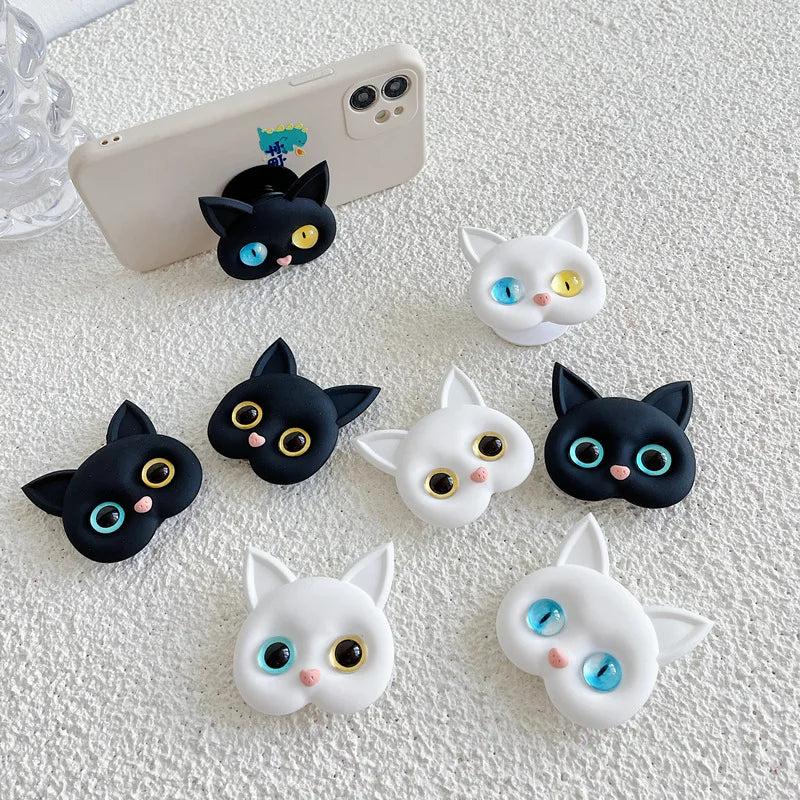 Air Sac Phone Holder  Korean INS  3D Cat Cellphone Finger Ring Stand  Mobile Phone Accessories for Iphone