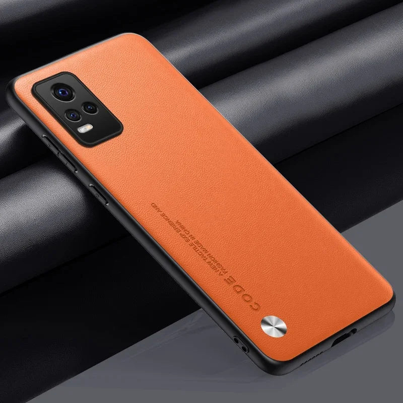 Luxury PU Leather Case For Vivo V21E 4G V20 SE Matte Cover Silicone Shockproof Protection Phone Case For Vivo V21 V21E 5G Coque