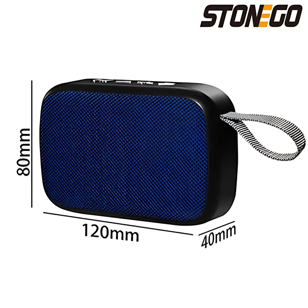 STONEGO 1PC Wireless Bluetooth Speaker Portable 3D Stereo Loudspeaker Outdoor Speaker Support FM TF Card